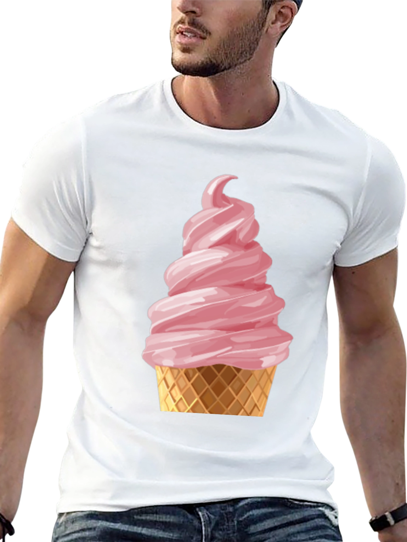 Ice Cream Cone Graphic T-Shirt