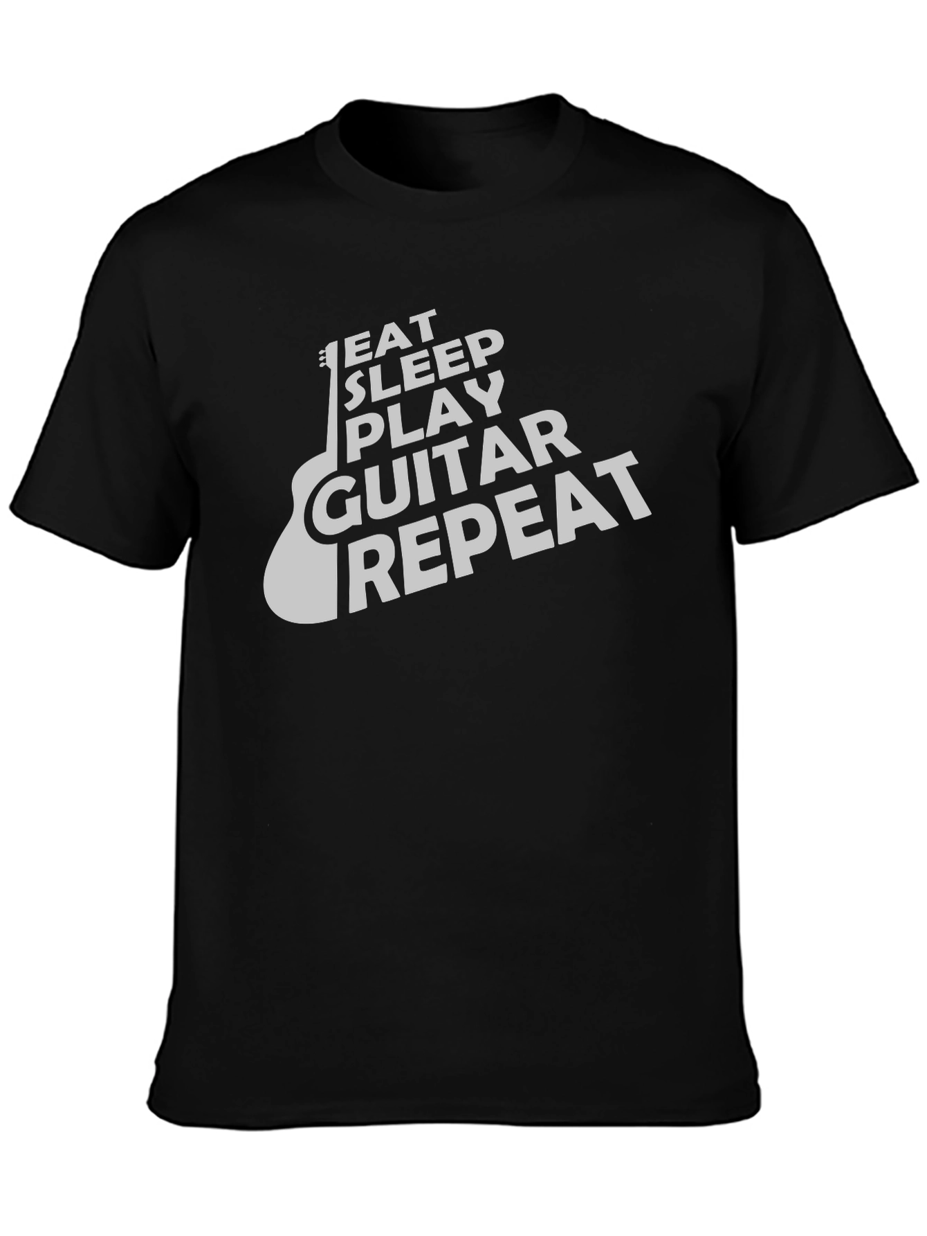 Eat Sleep Play Guitar Repeat Graphic Tee