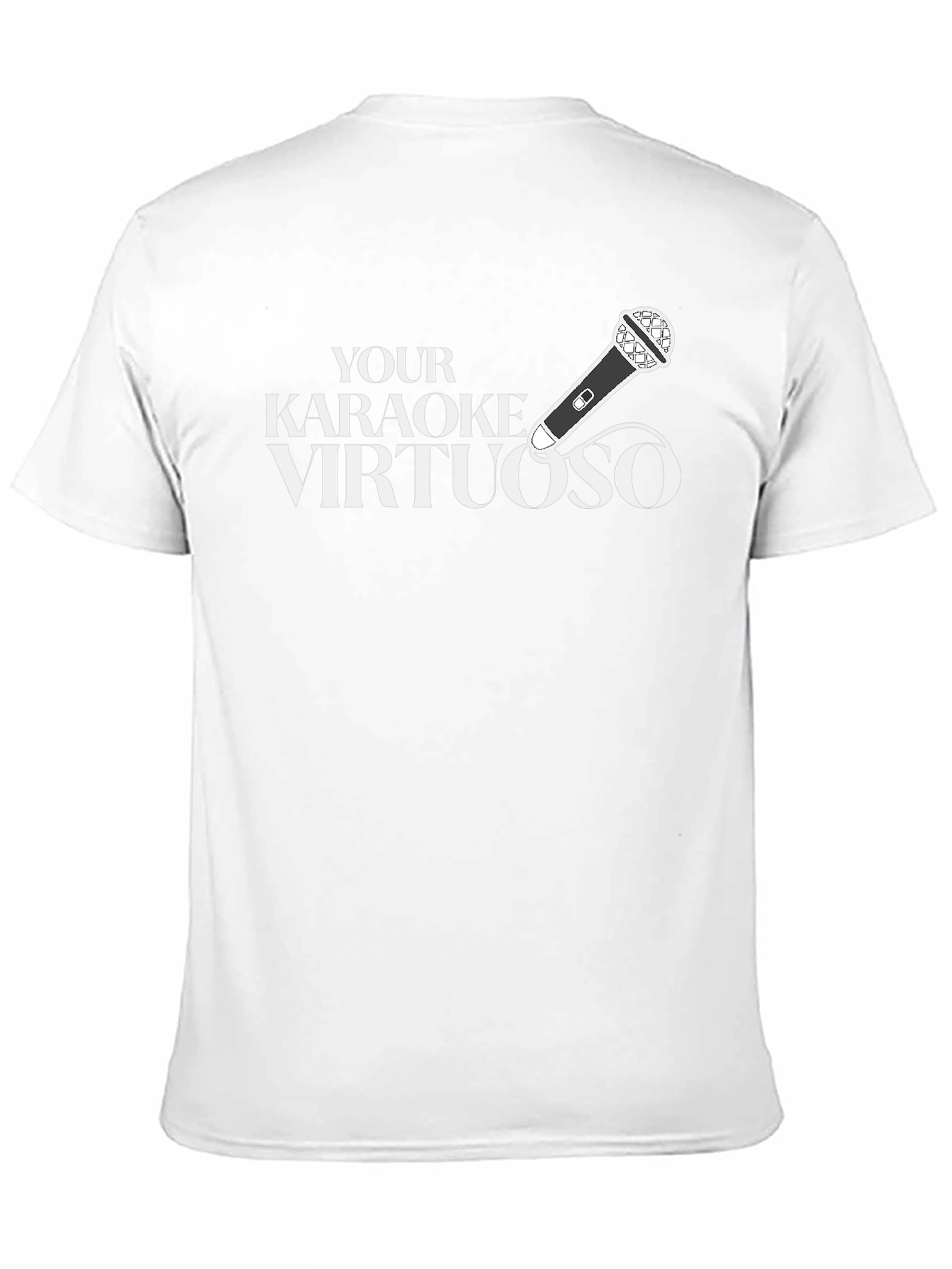 Karaoke Virtuoso Black Graphic T-Shirt
