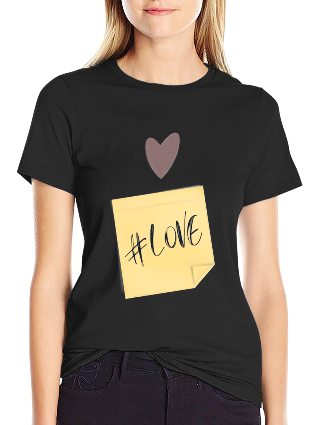 Love Note Graphic Tee - Casual Comfort