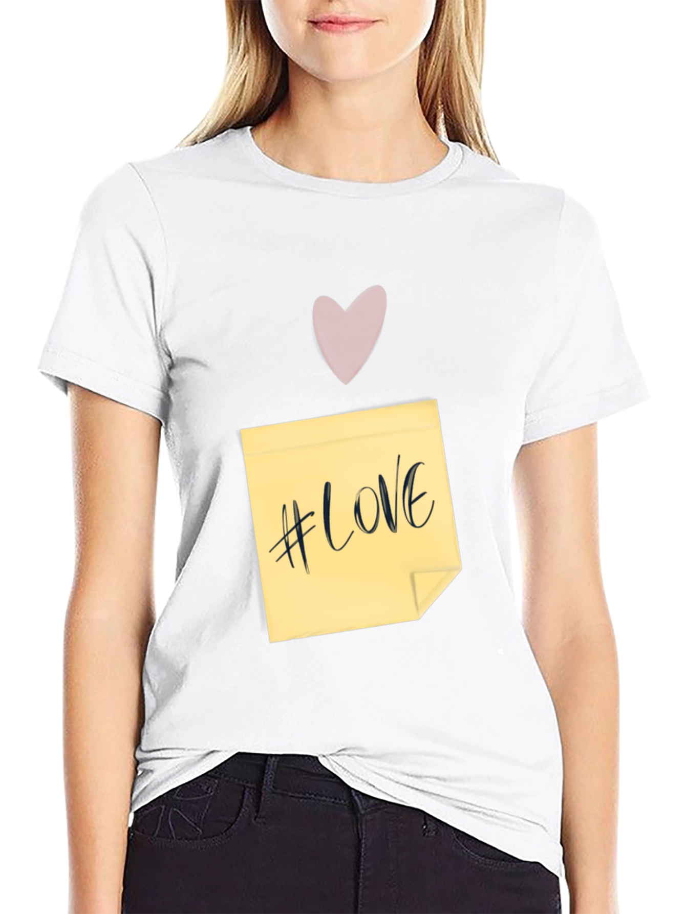 Love Note Graphic Tee - Casual Comfort