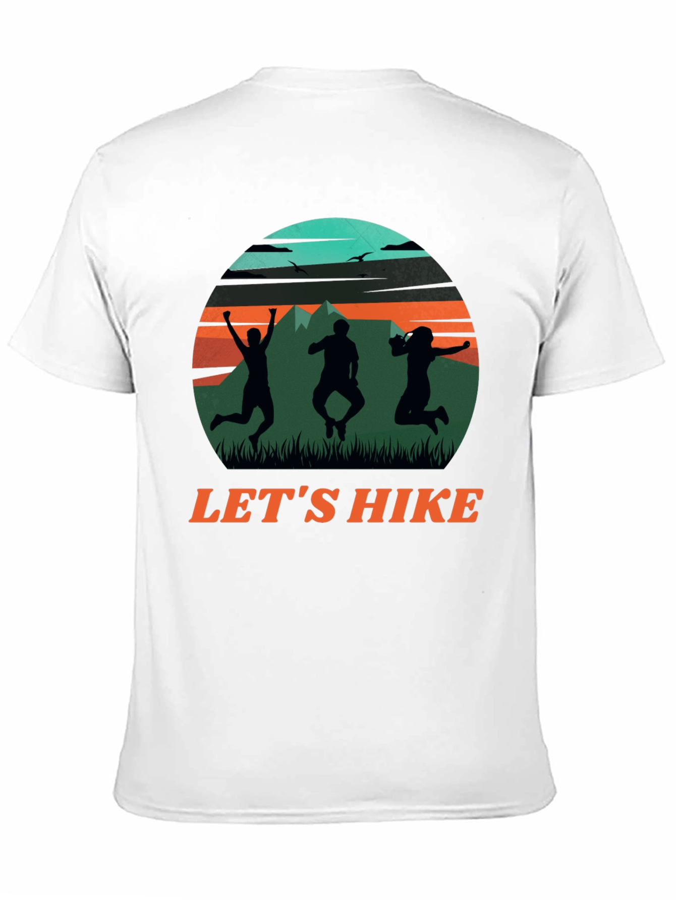 Lets Hike Graphic Tee - Adventure T-Shirt