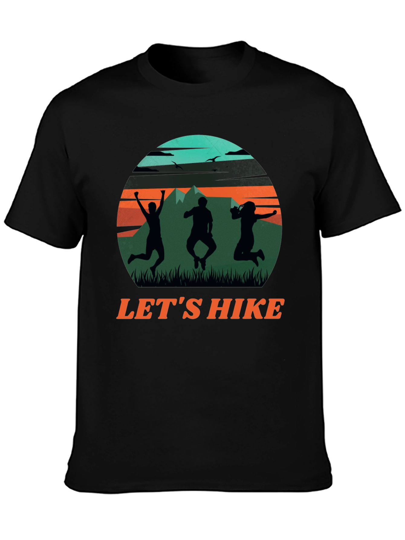 Lets Hike Graphic Tee - Adventure T-Shirt