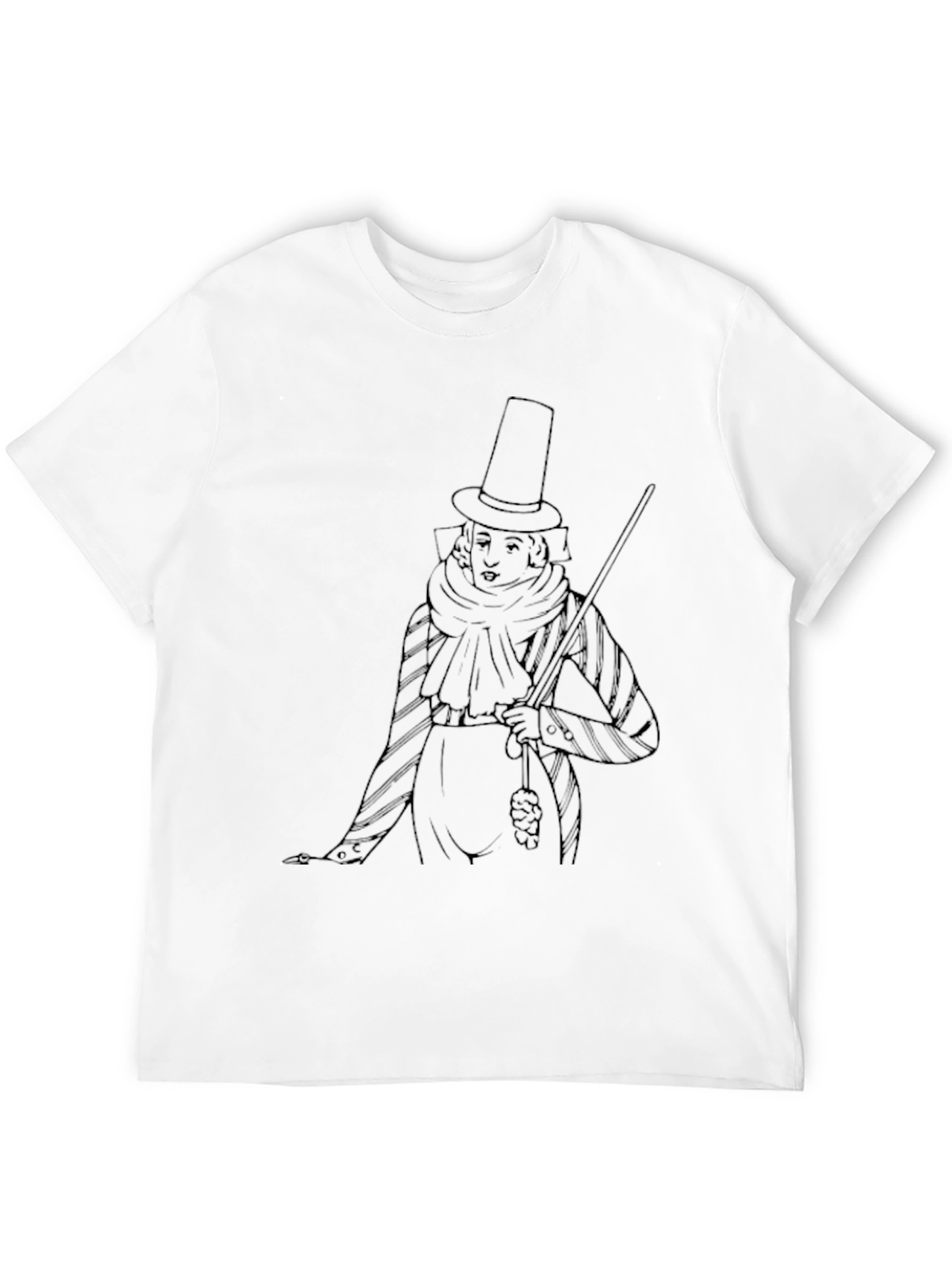 Top Hat Gentleman Graphic T-Shirt