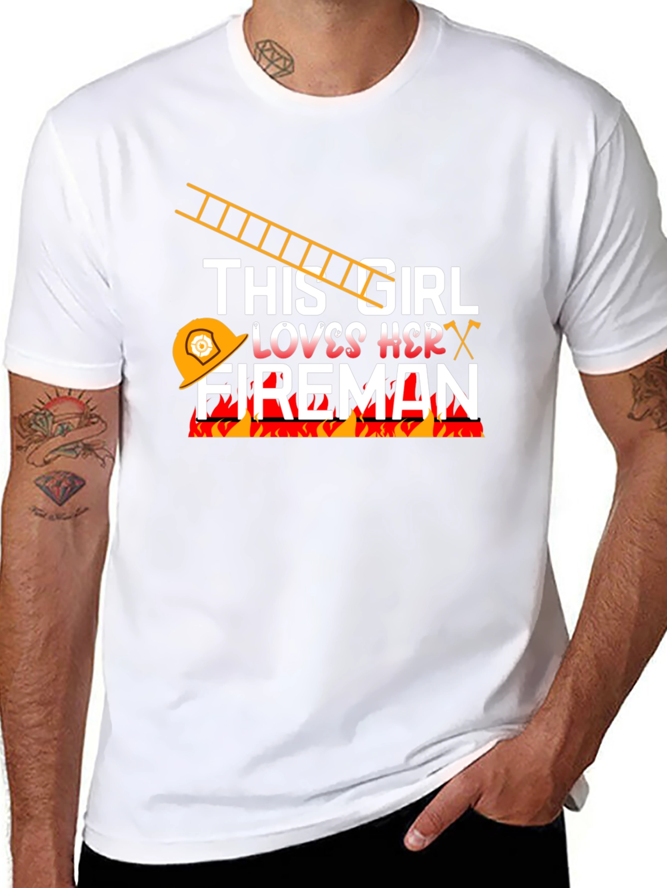 Firemans Girl T-Shirt
