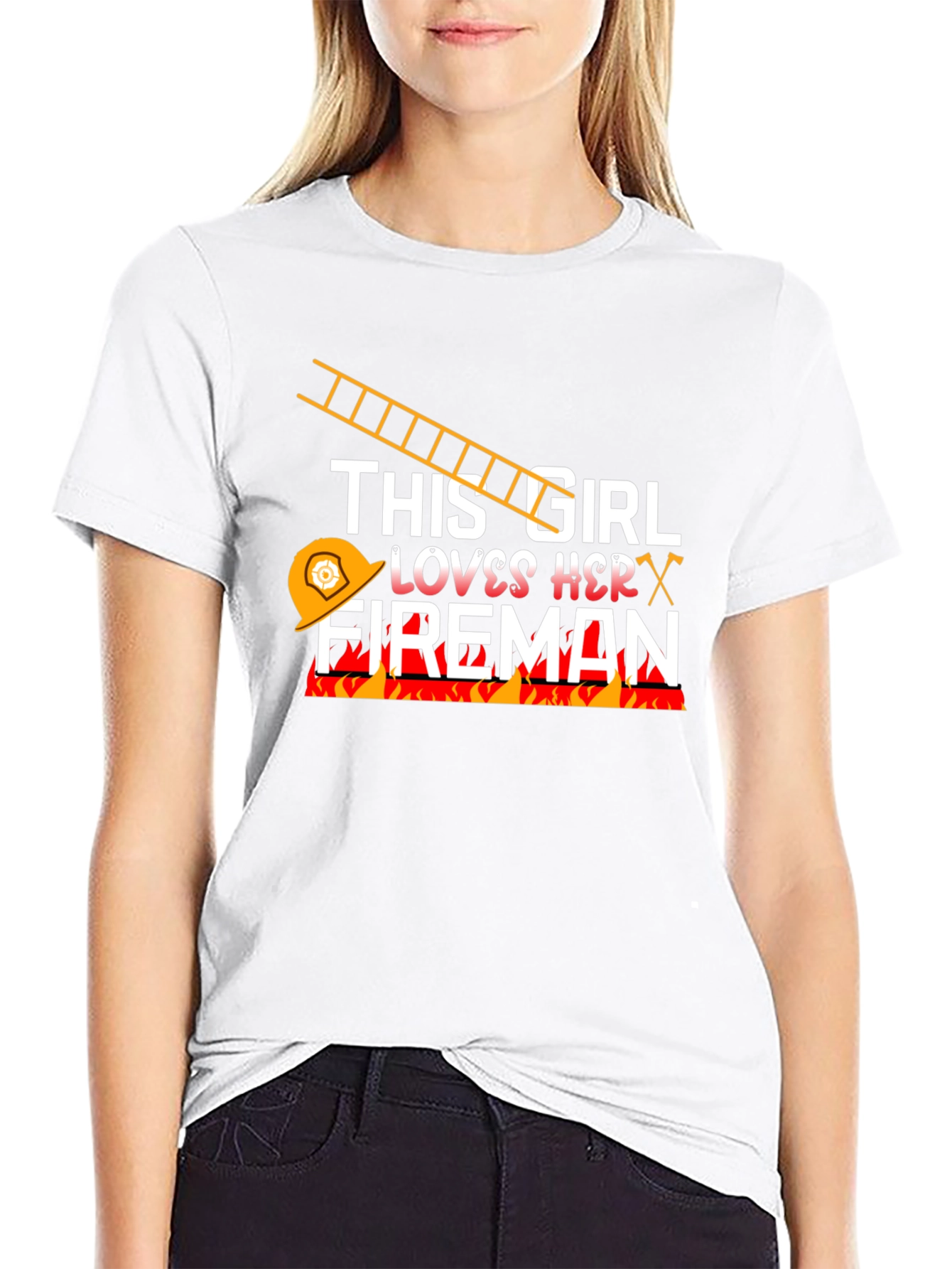 Firemans Girl T-Shirt