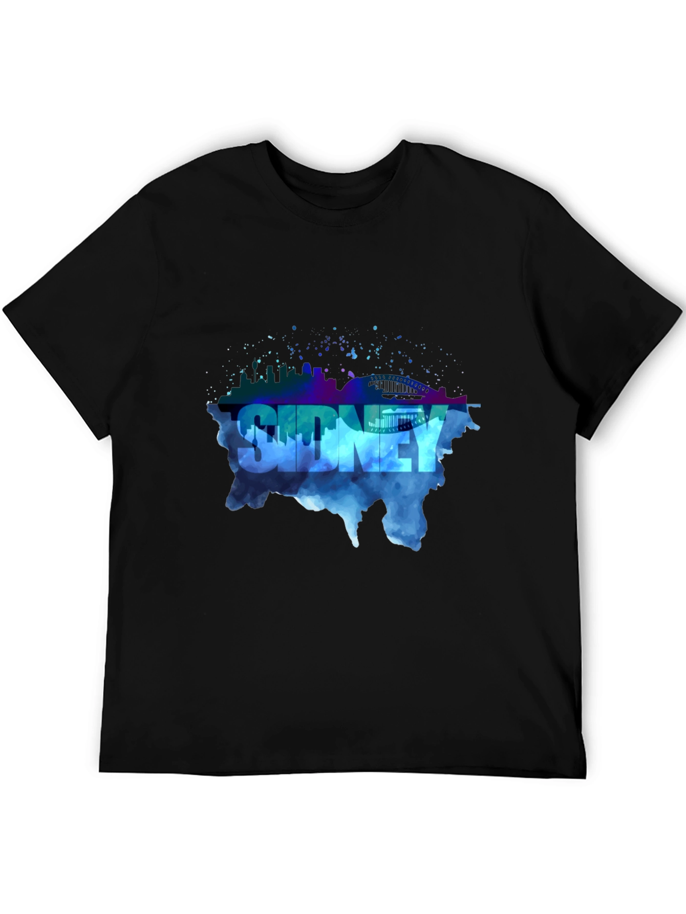Sydney Skyline Mens Graphic T-Shirt