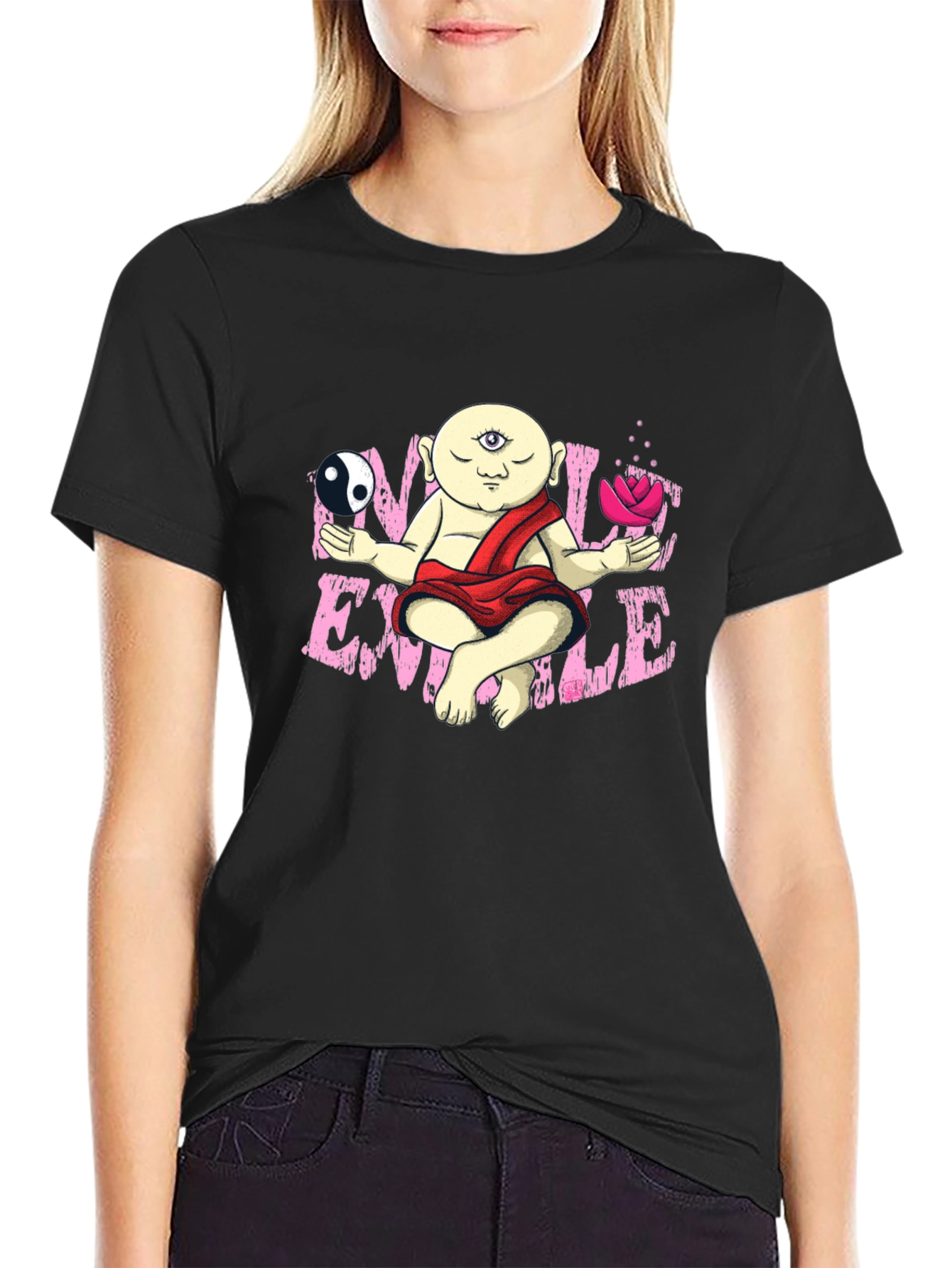 Enlightened Monk Graphic T-Shirt