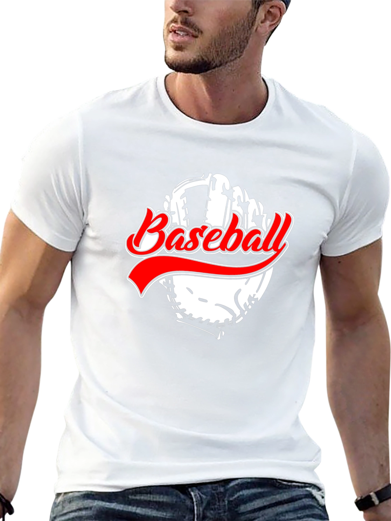 Baseball Glove Graphic T-Shirt