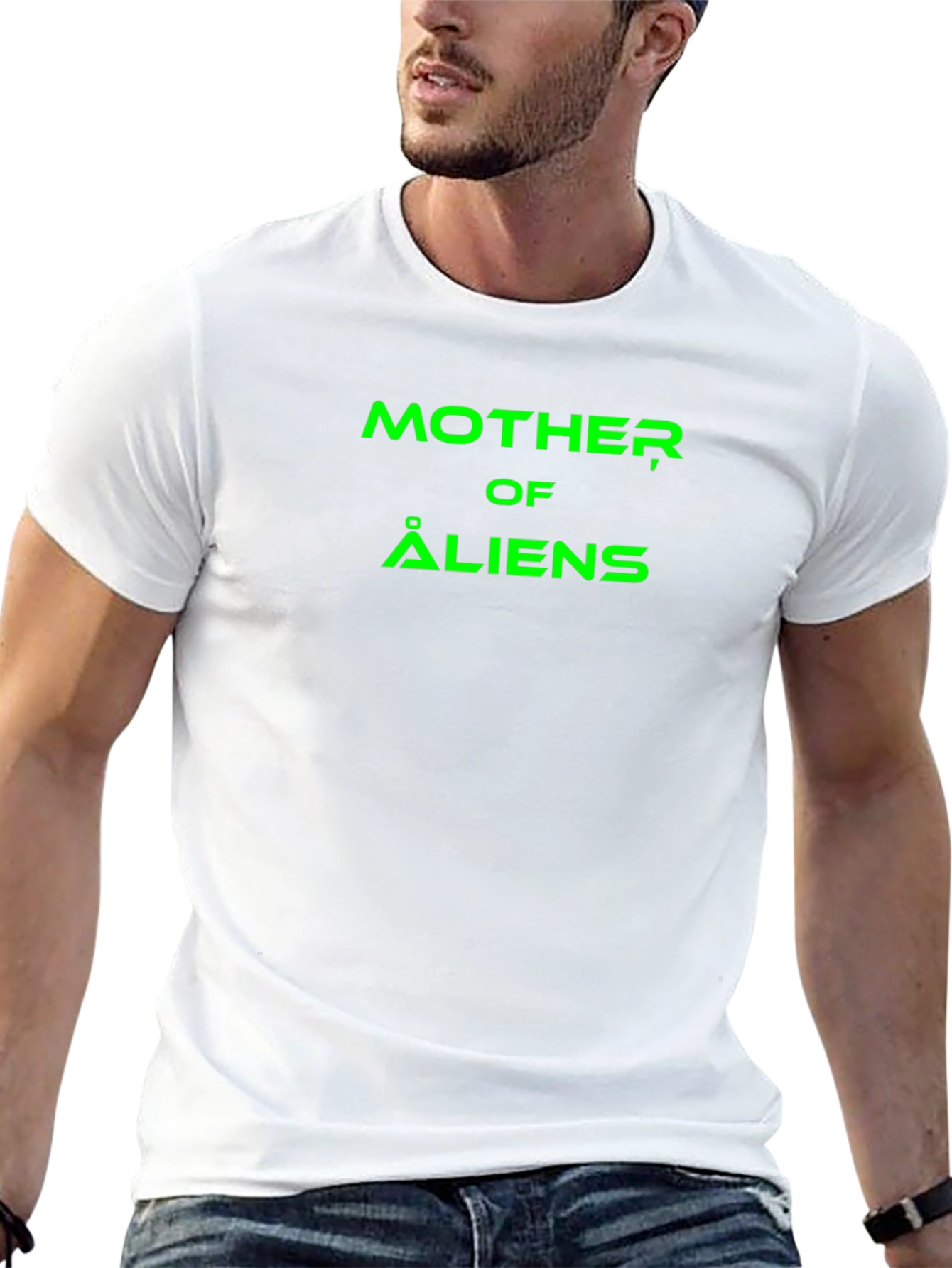 Mother of Aliens Black Graphic T-Shirt
