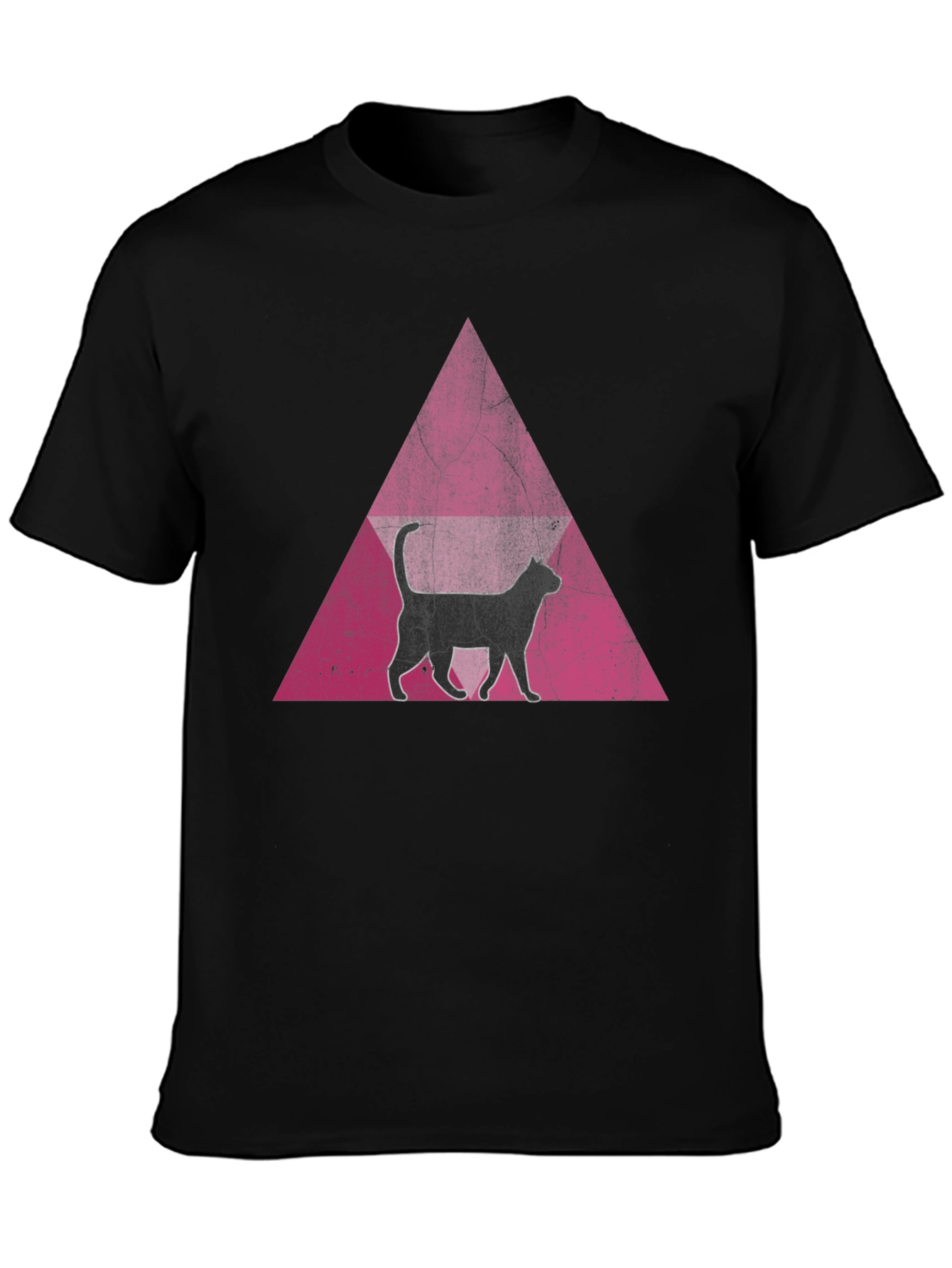 Triangle Cat Graphic Tee