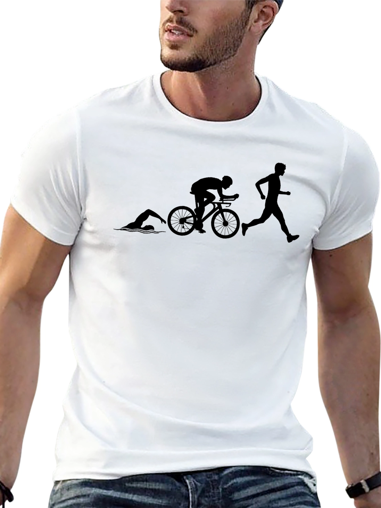 Triathlon Evolution T-Shirt - Swim Bike Run