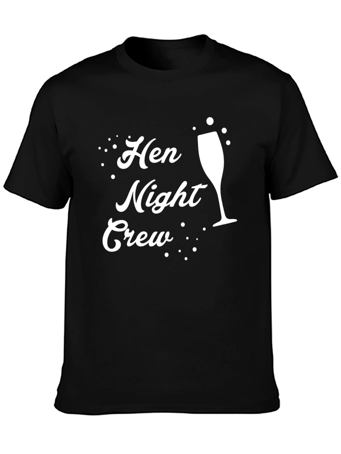 Hen Night Crew Black T-Shirt