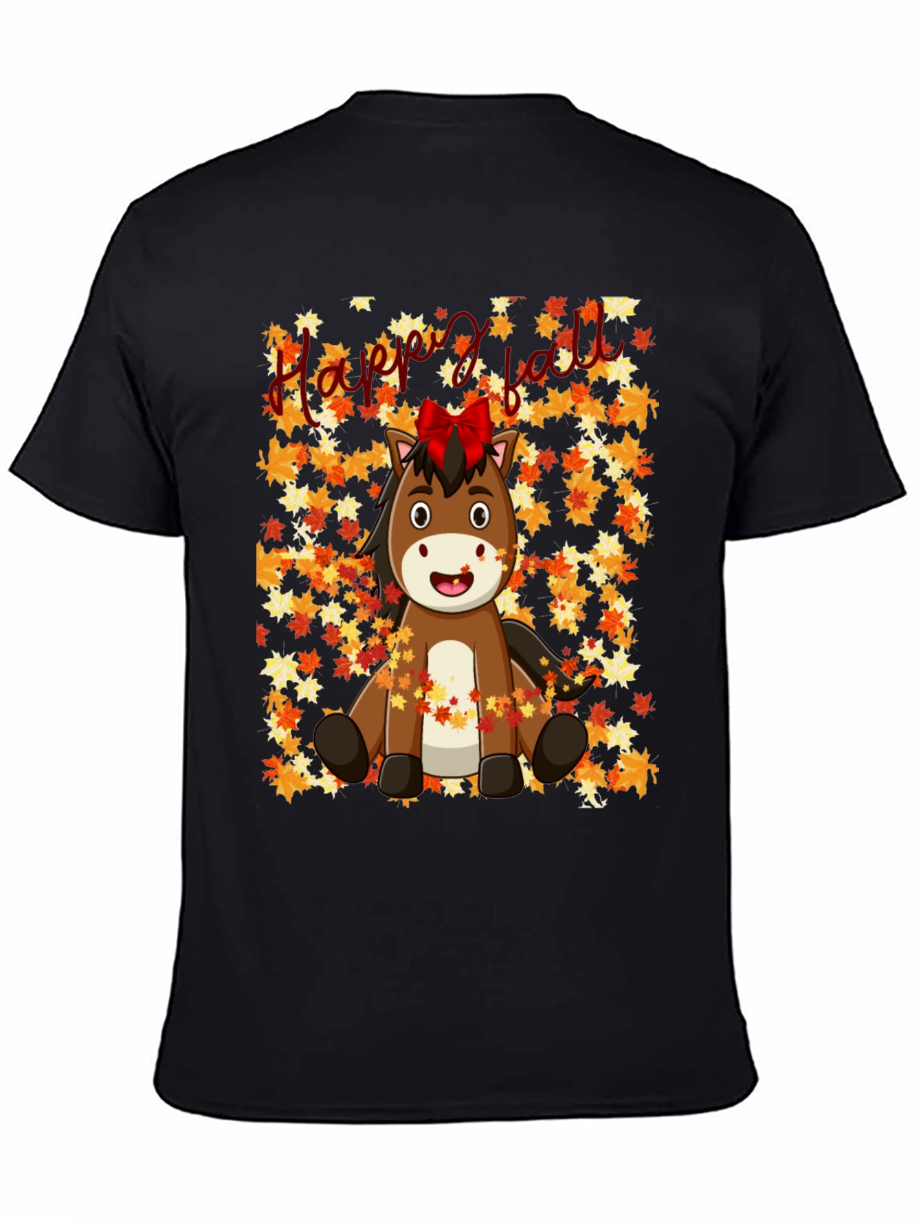 Happy Fall Horse T-Shirt