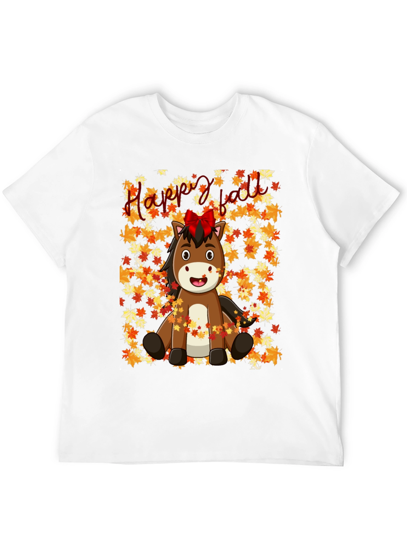 Happy Fall Horse T-Shirt