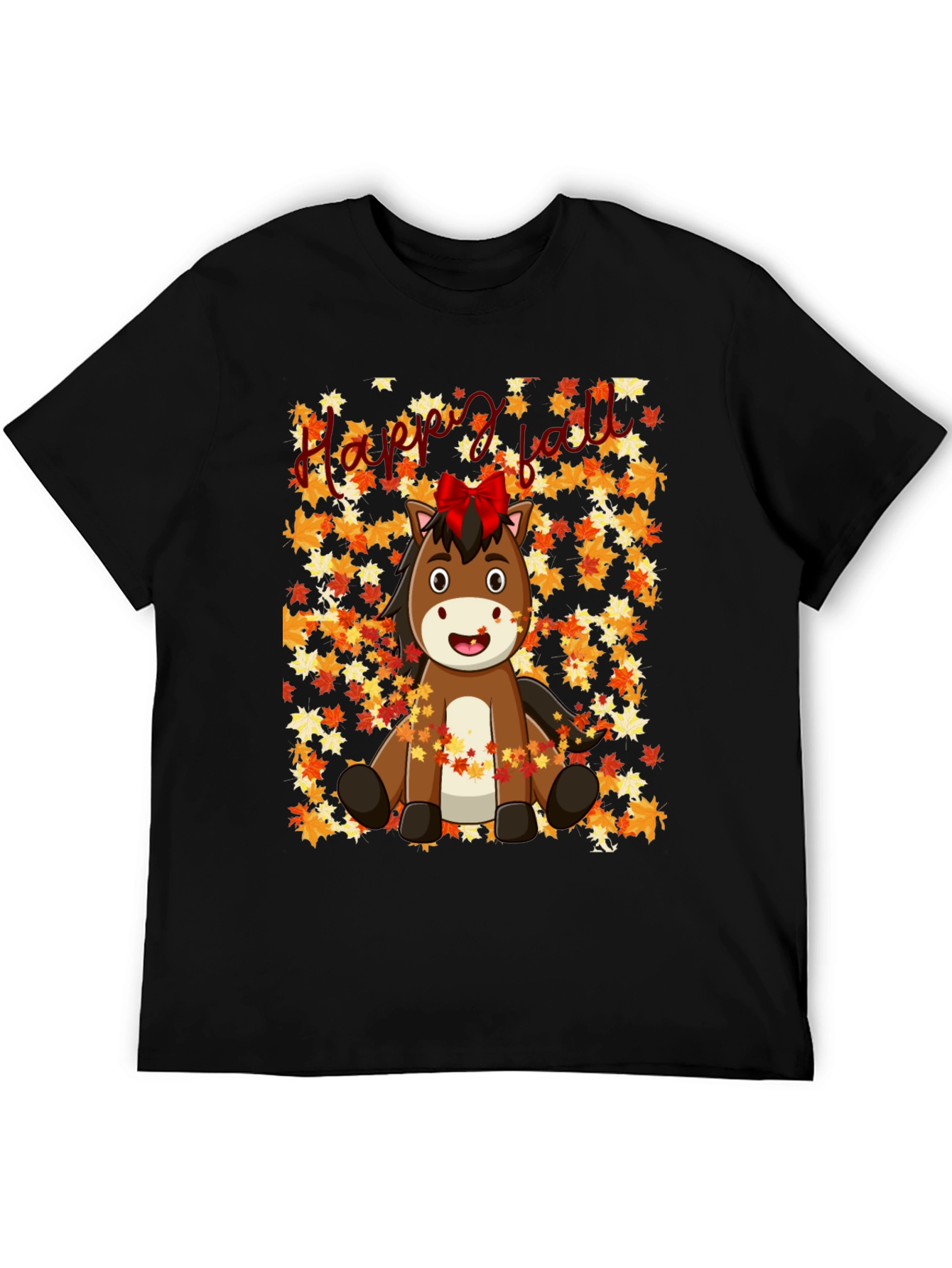 Happy Fall Horse T-Shirt