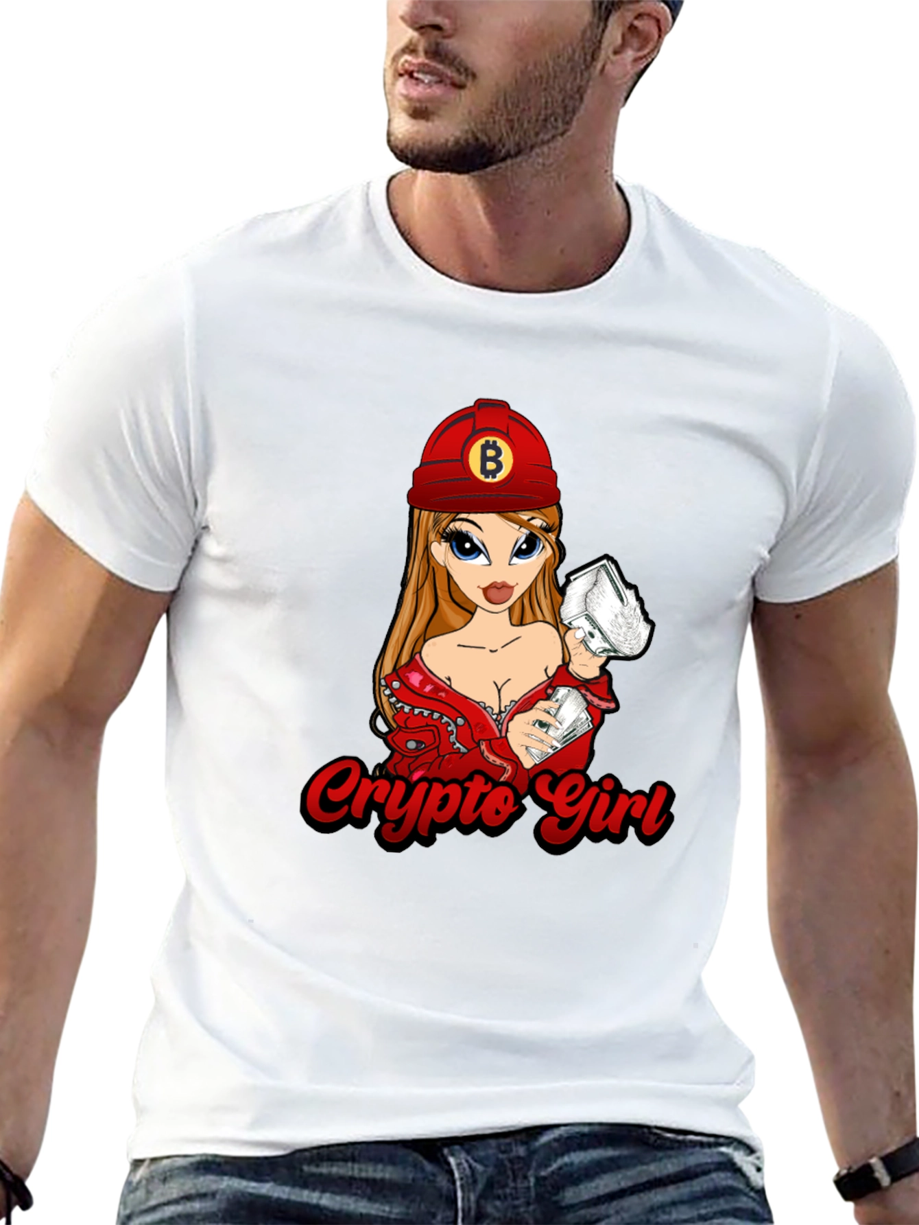 Crypto Girl Bitcoin T-Shirt