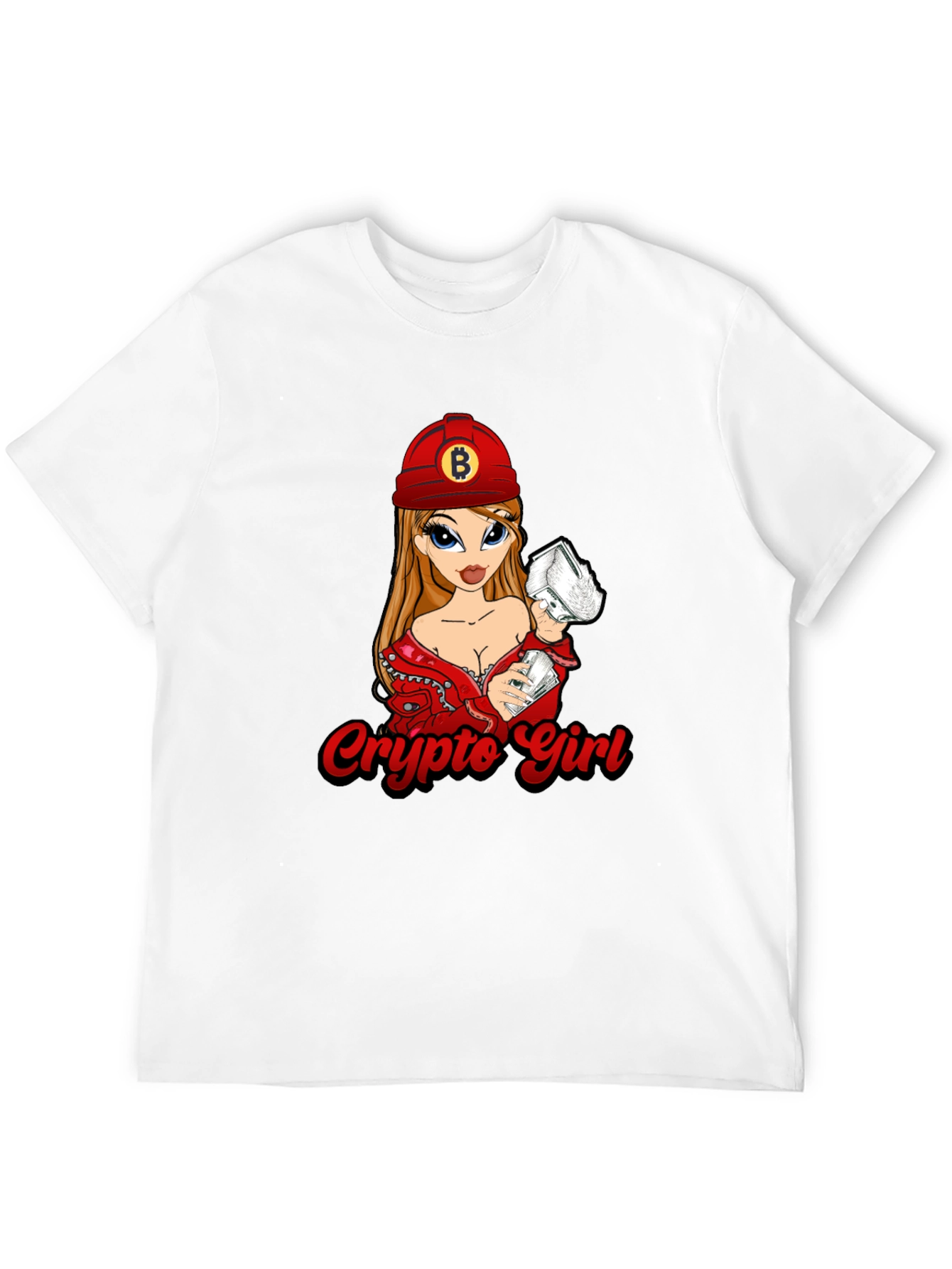 Crypto Girl Bitcoin T-Shirt