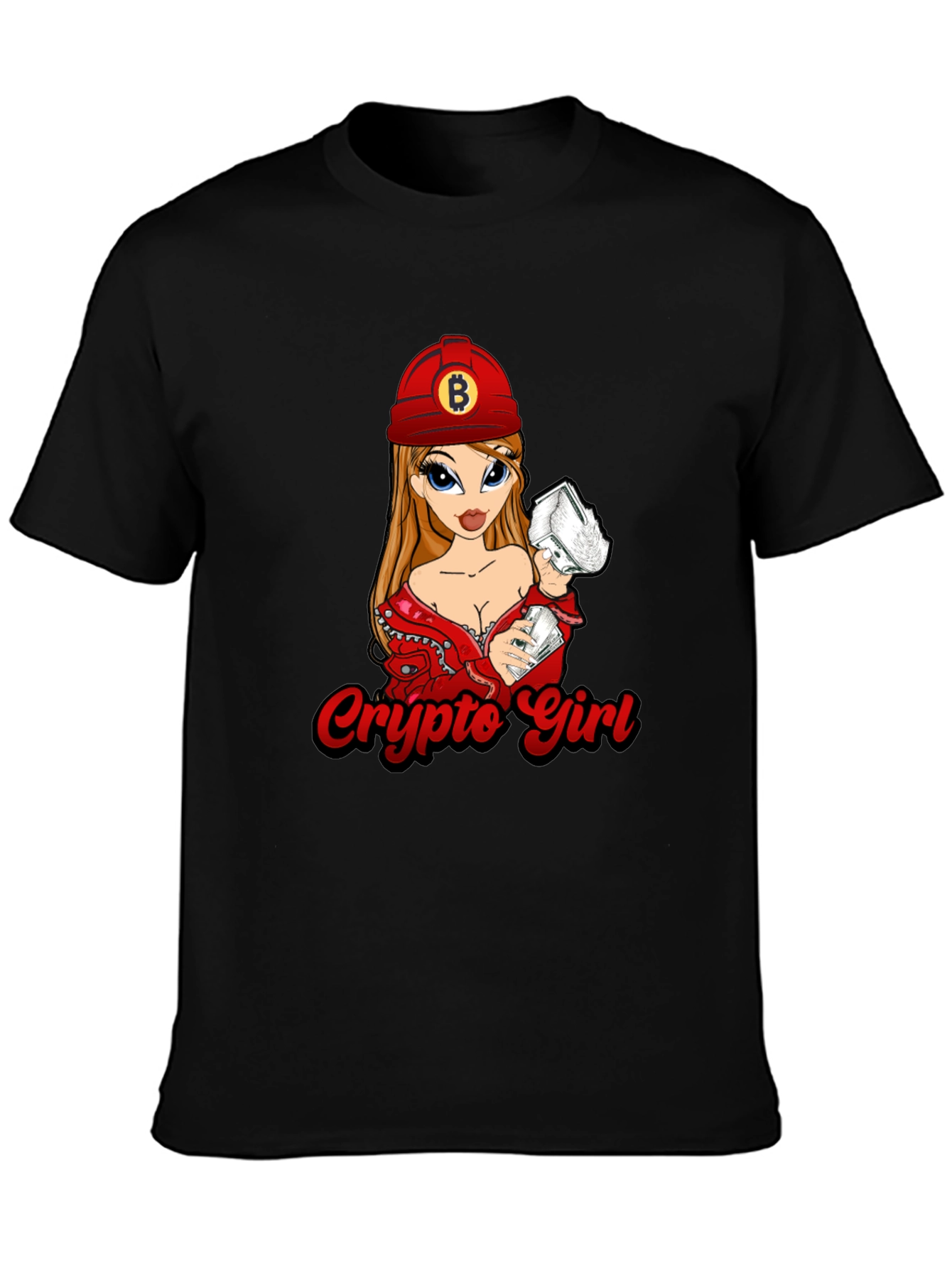 Crypto Girl Bitcoin T-Shirt