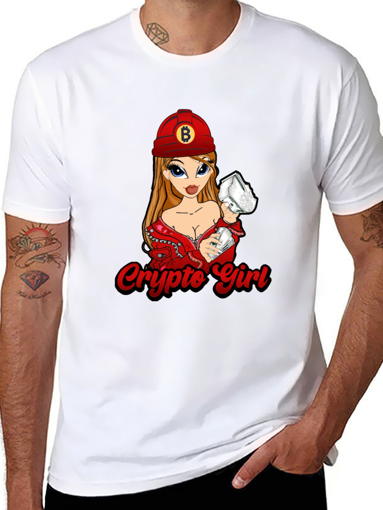 Crypto Girl Bitcoin T-Shirt