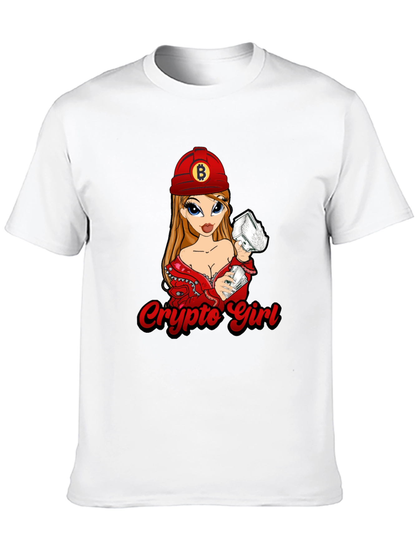 Crypto Girl Bitcoin T-Shirt