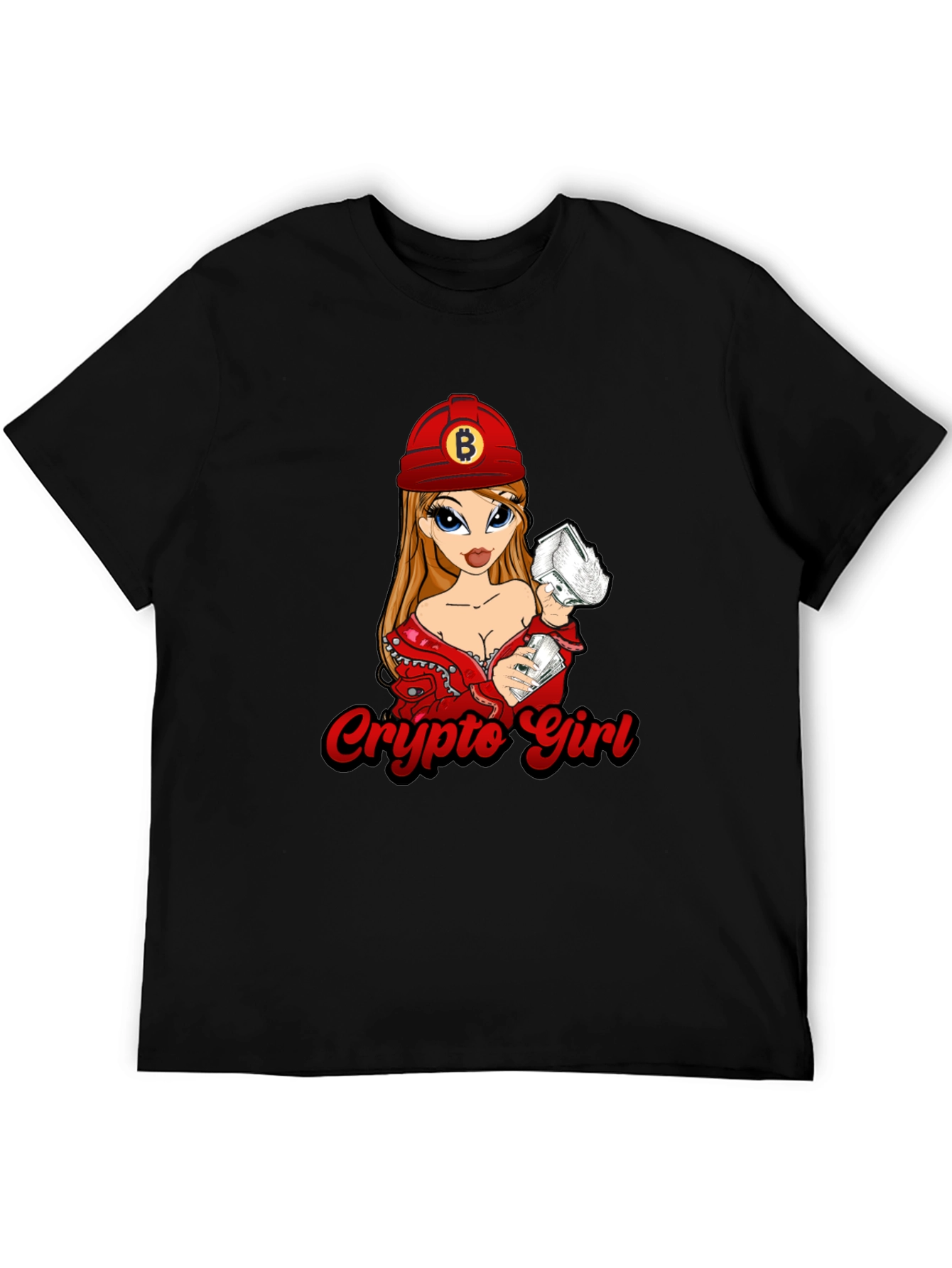 Crypto Girl Bitcoin T-Shirt