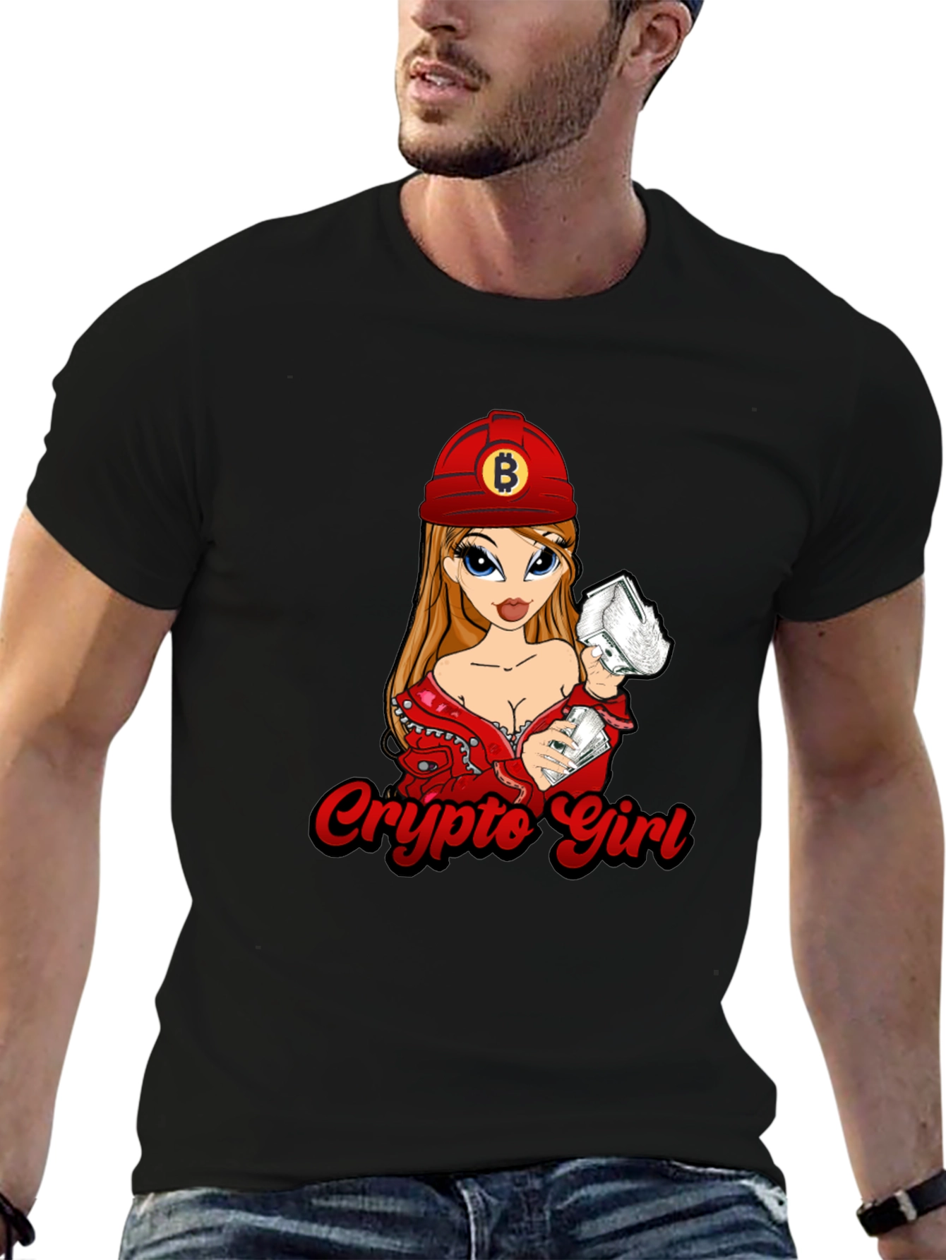 Crypto Girl Bitcoin T-Shirt