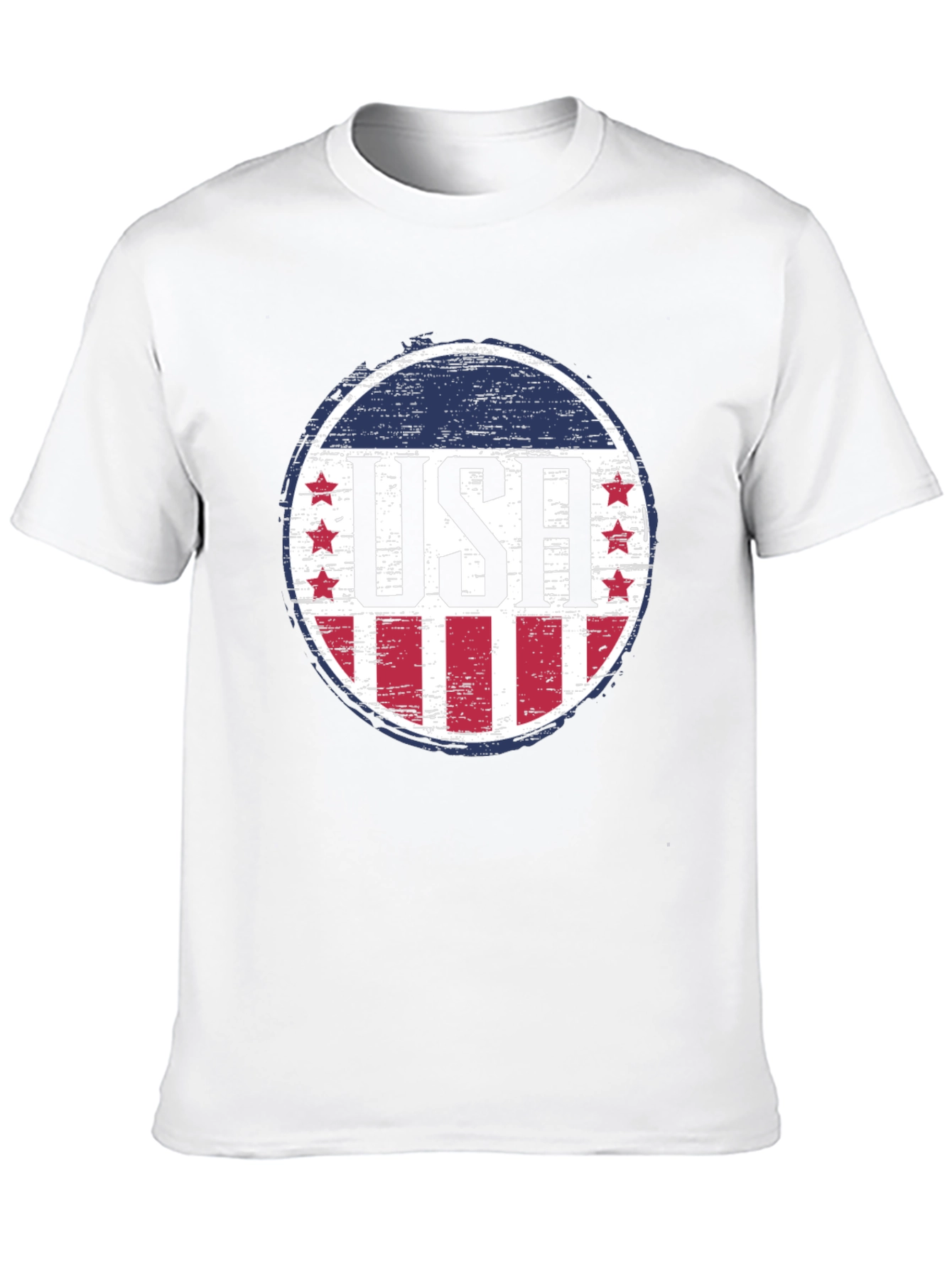 USA Patriotic Graphic T-Shirt