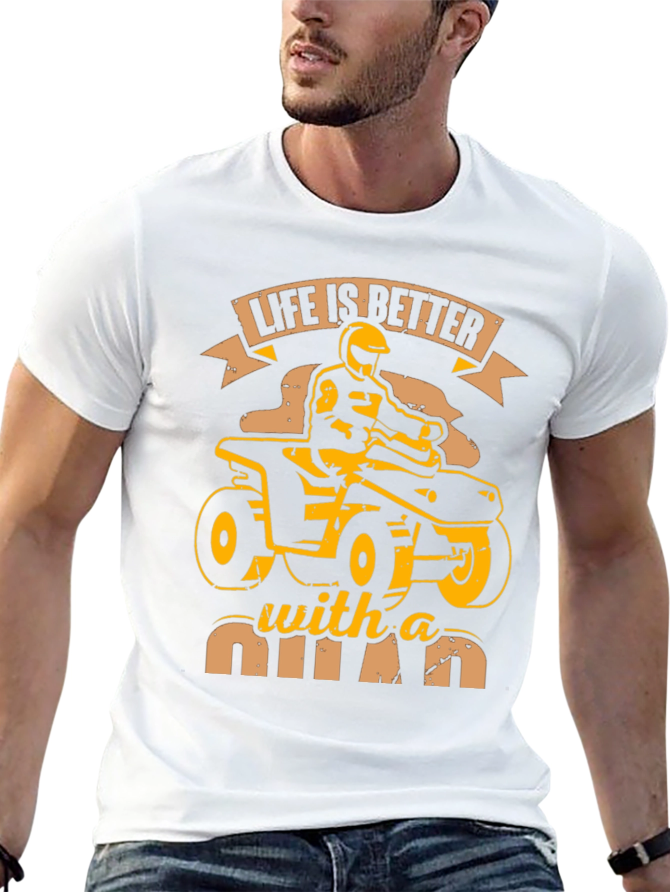 Life is Better With a Quad Graphic T-Shirt