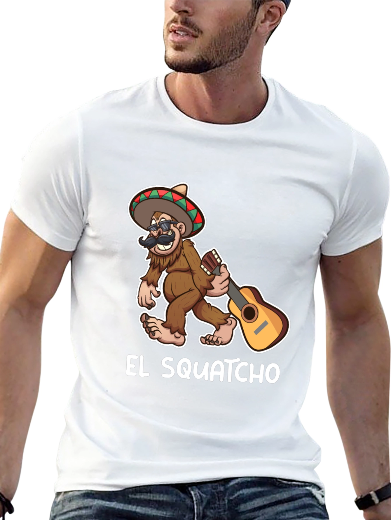El Squatcho T-Shirt - Bigfoot with Sombrero