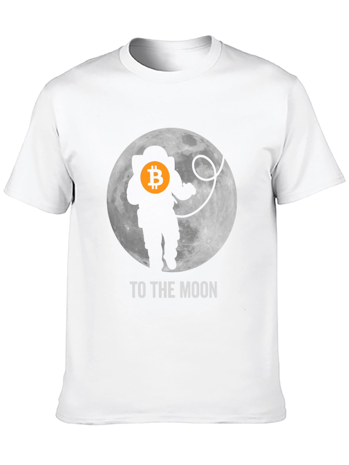 Bitcoin Astronaut T-Shirt - To The Moon Crypto Tee
