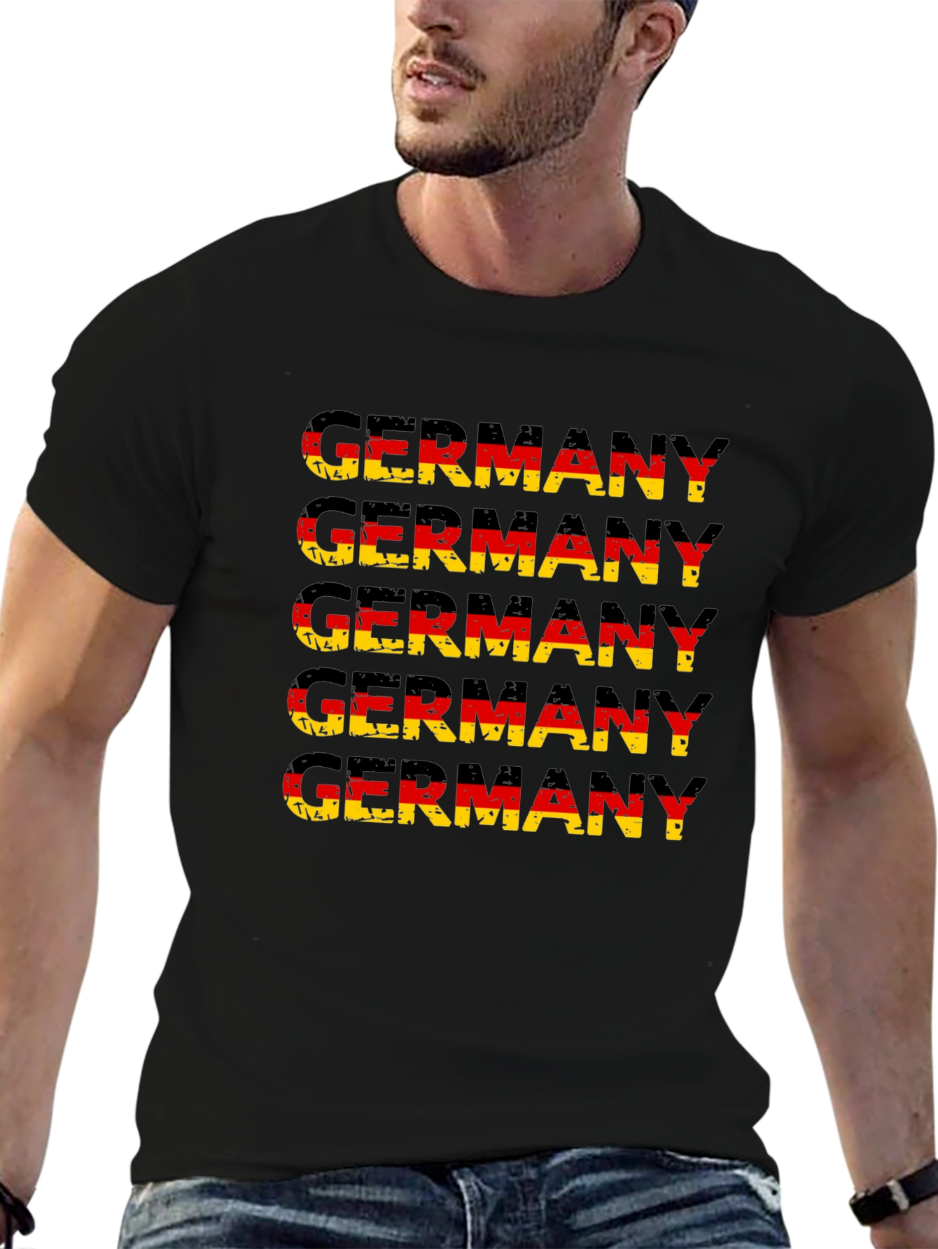 Germany Flag T-Shirt - Graphic Print Tee