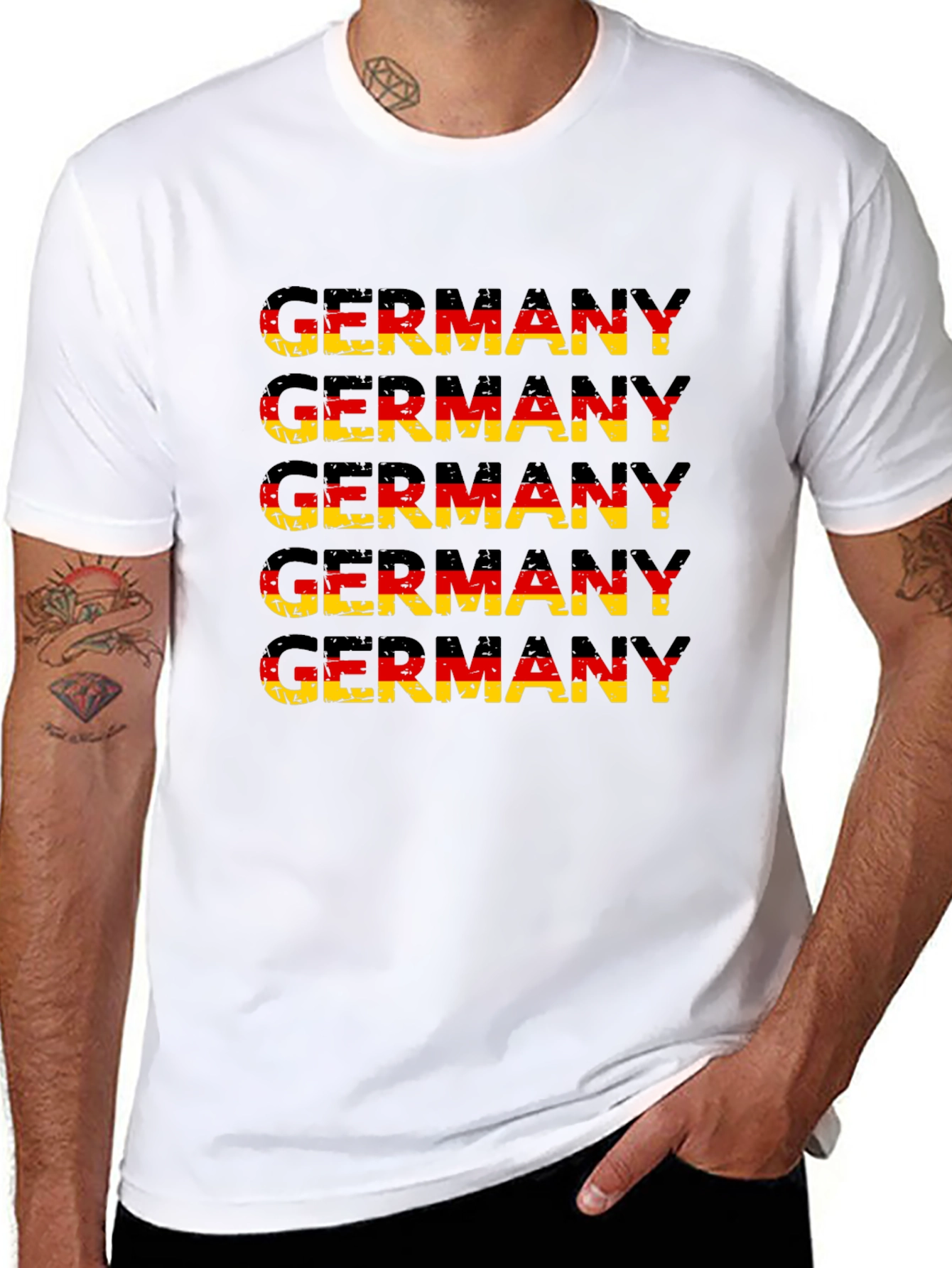 Germany Flag T-Shirt - Graphic Print Tee