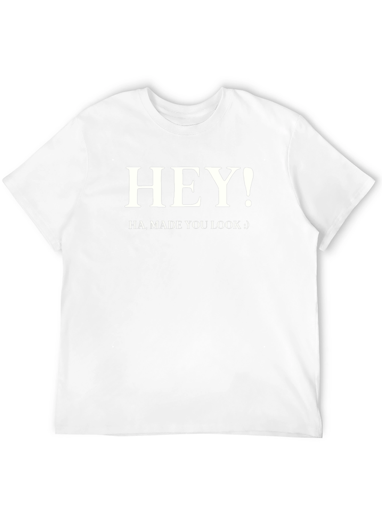 HEY! Made You Look Graphic T-Shirt - Black
