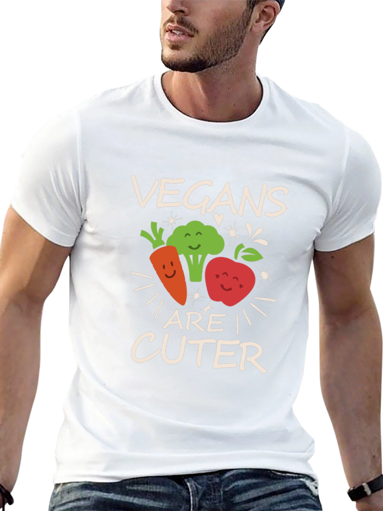 Vegans Are Cuter Graphic Tee
