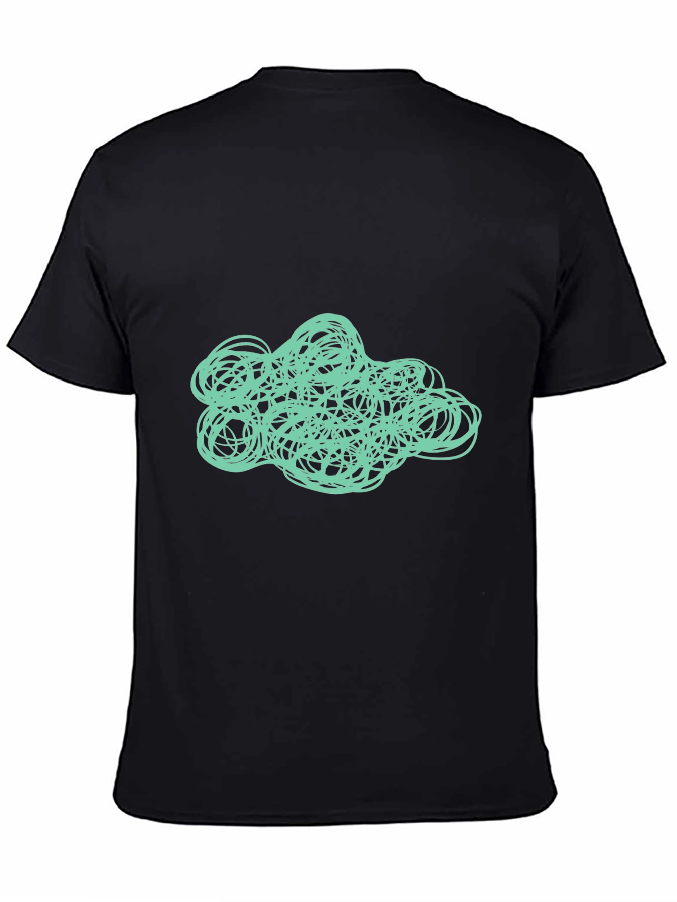 Abstract Scribble Graphic Tee - Modern Art Shirt