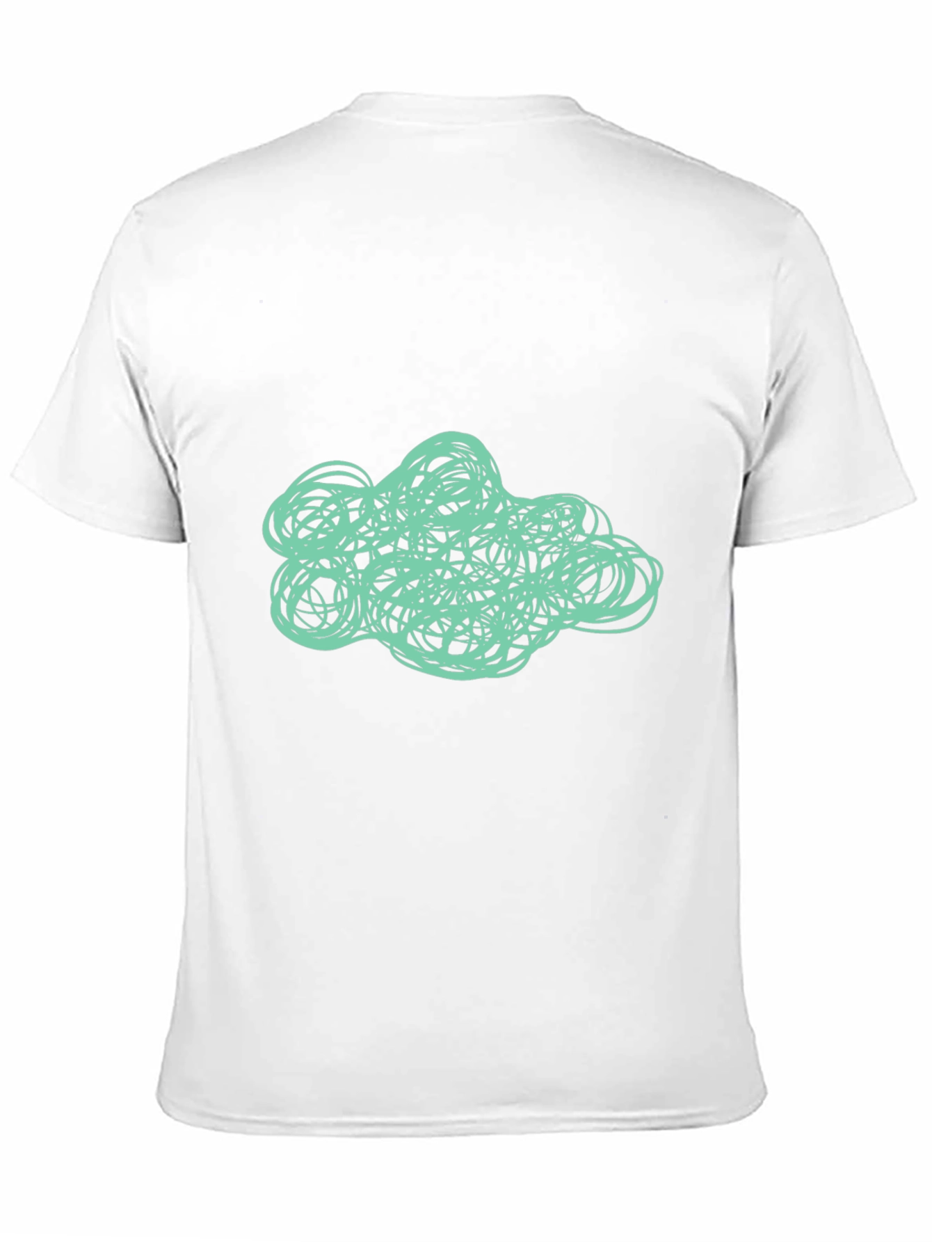 Abstract Scribble Graphic Tee - Modern Art Shirt