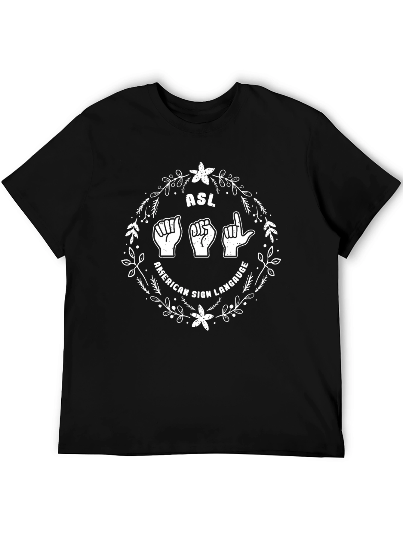 ASL American Sign Language Graphic Tee