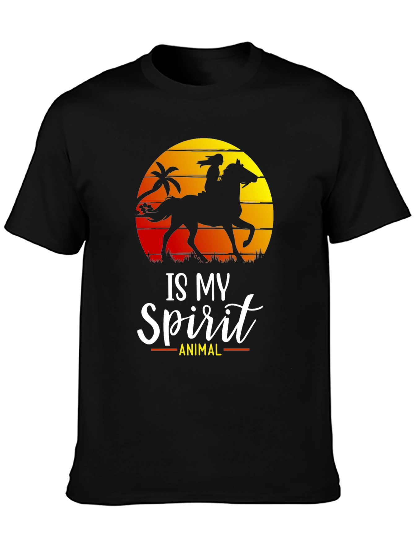 Horse Spirit Animal T-Shirt | Equestrian Silhouette Tee