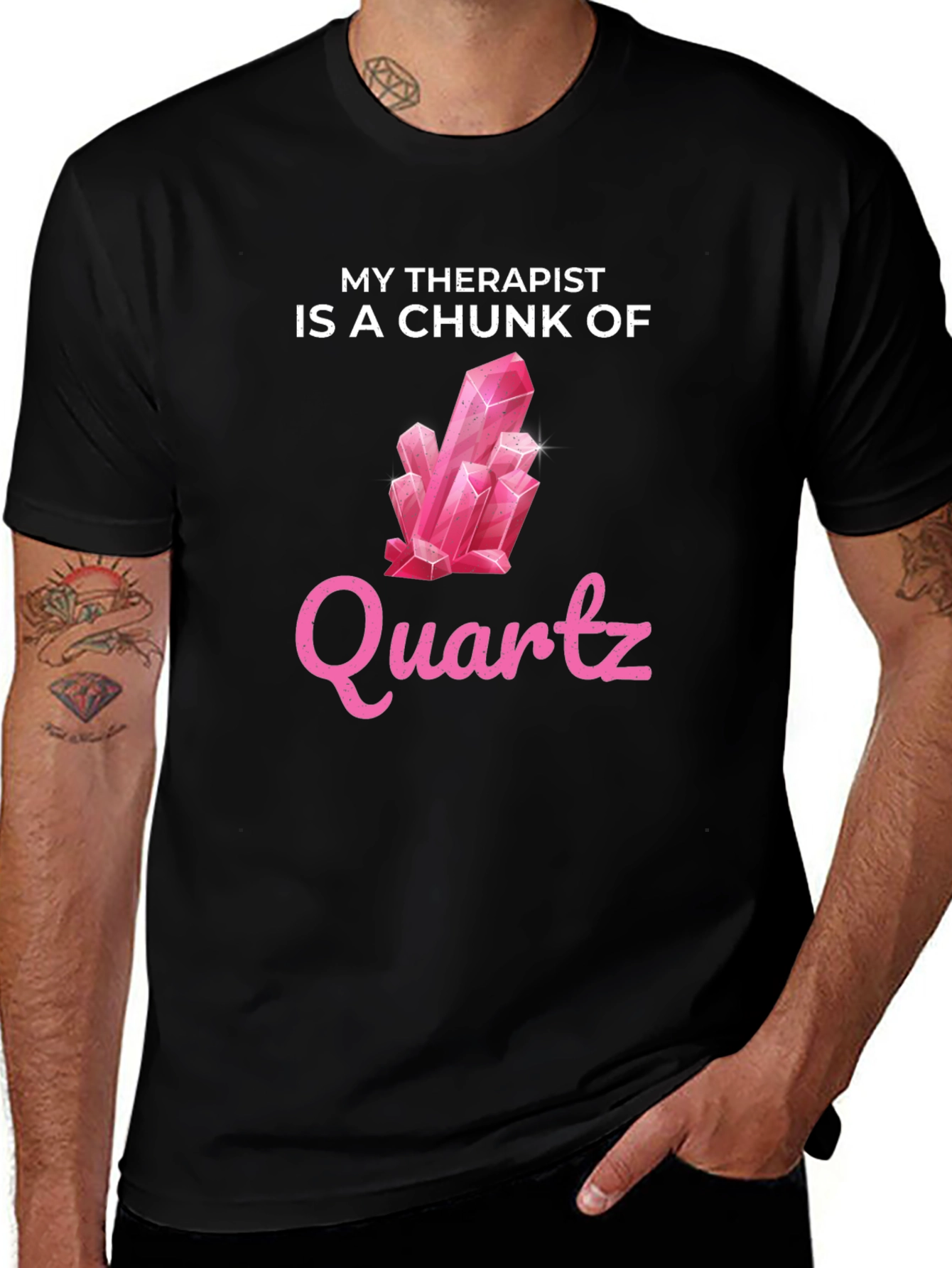 Therapist Chunk of Quartz Graphic Tee