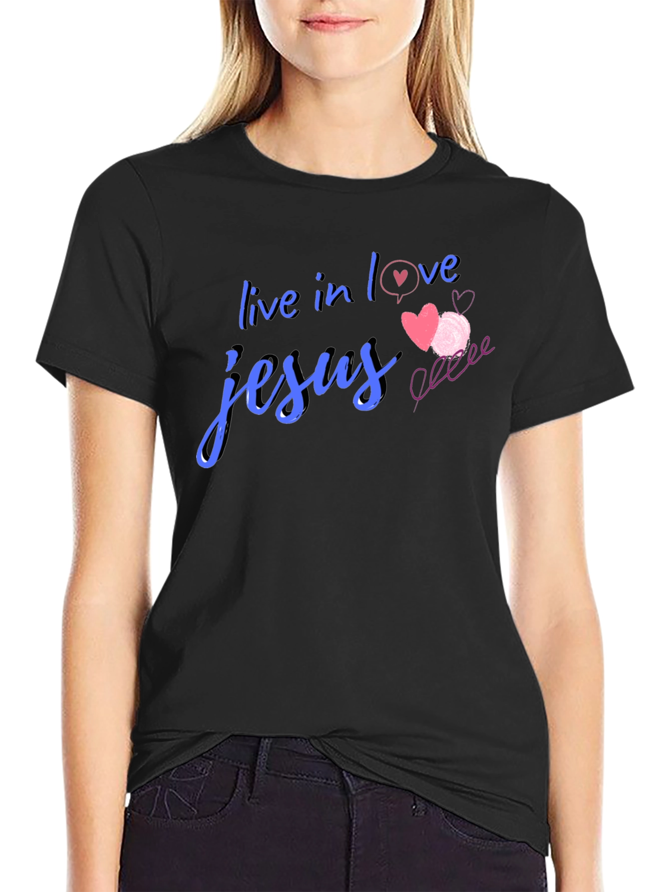 Live in Love Jesus T-Shirt - Christian Apparel