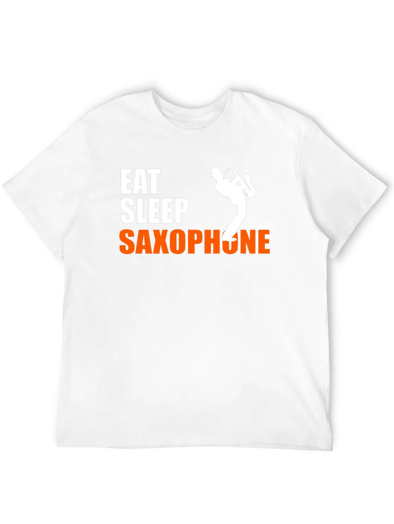 Eat Sleep Saxophone Black T-Shirt