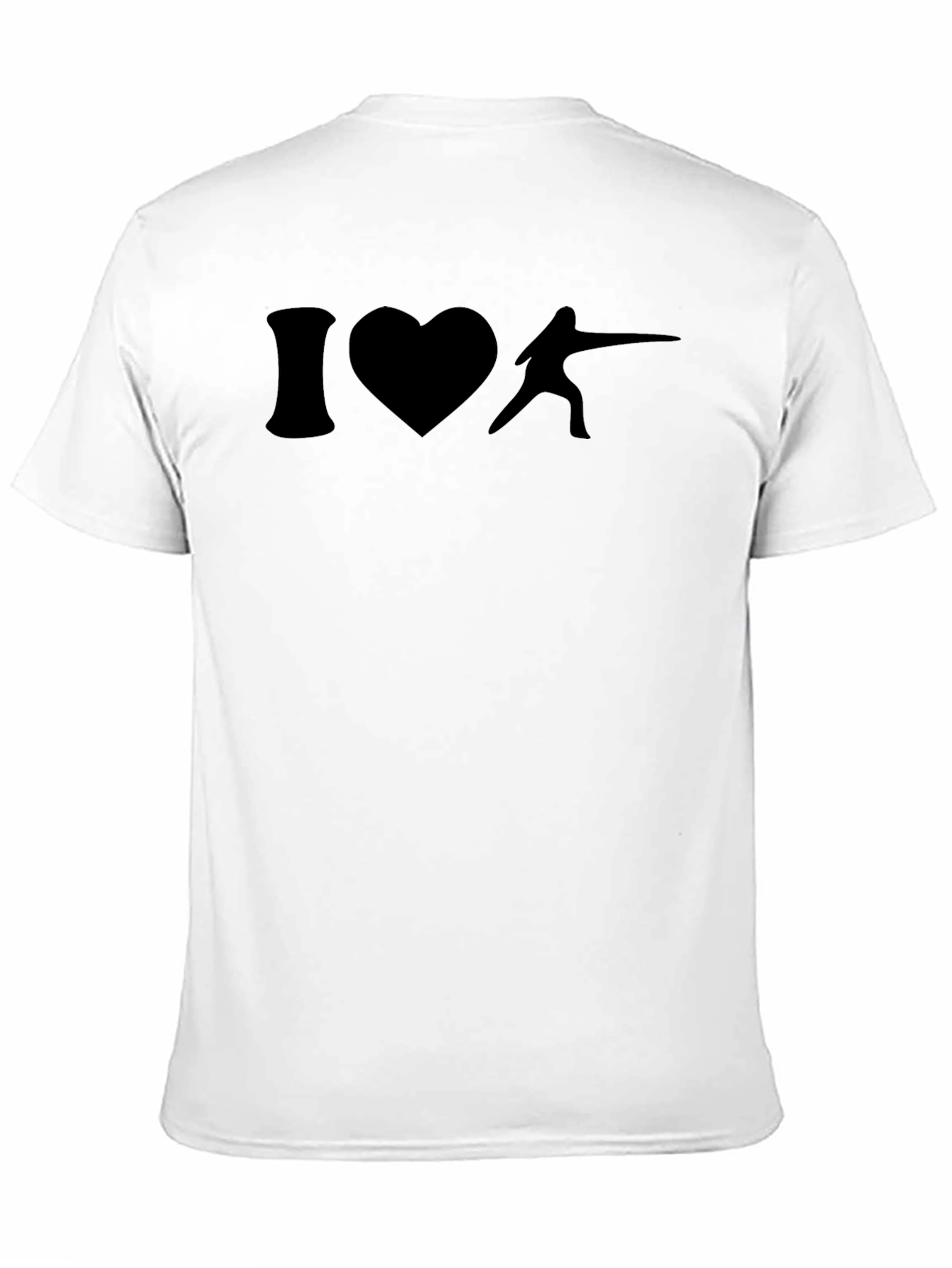 I Heart Fencing T-Shirt - Black