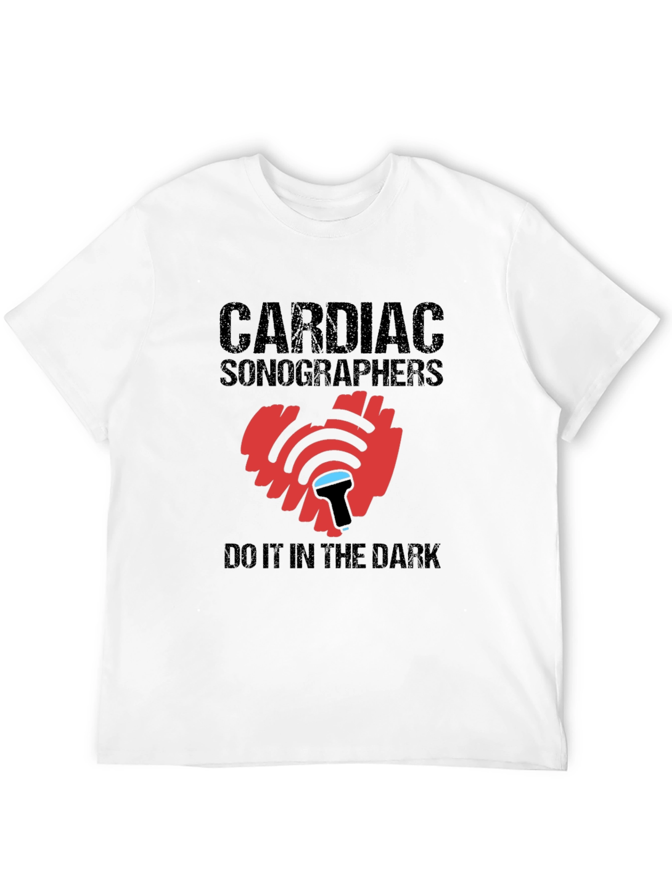 Cardiac Sonographer T-Shirt Heart Ultrasound Tee