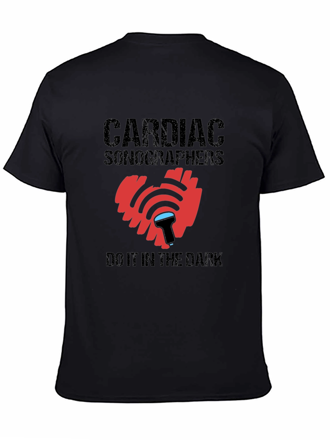 Cardiac Sonographer T-Shirt Heart Ultrasound Tee