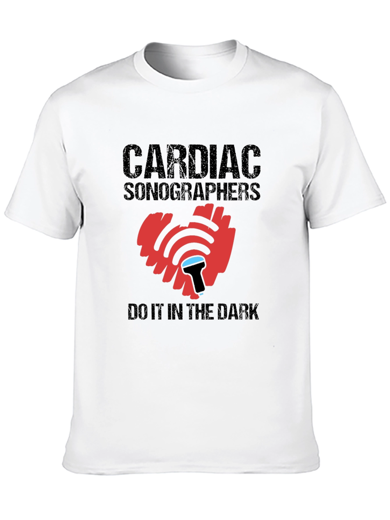 Cardiac Sonographer T-Shirt Heart Ultrasound Tee