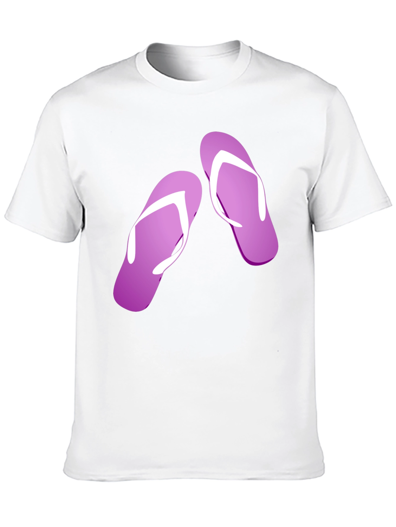 Flip Flop Graphic Tee - Black Casual T-Shirt