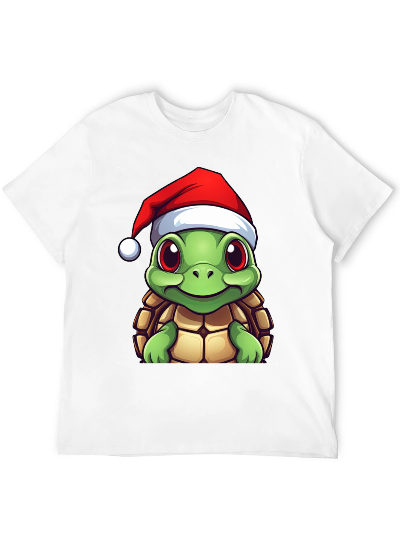 Festive Turtle Graphic Tee - Holiday Edition
