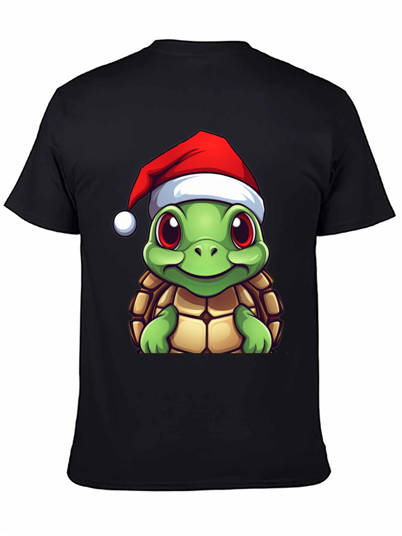 Festive Turtle Graphic Tee - Holiday Edition