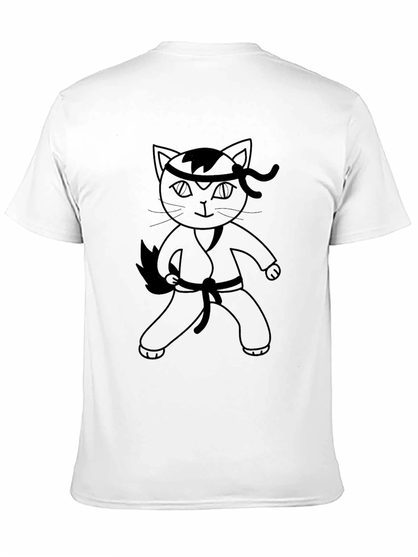 Ninja Cat T-Shirt - Martial Arts Kitten Tee